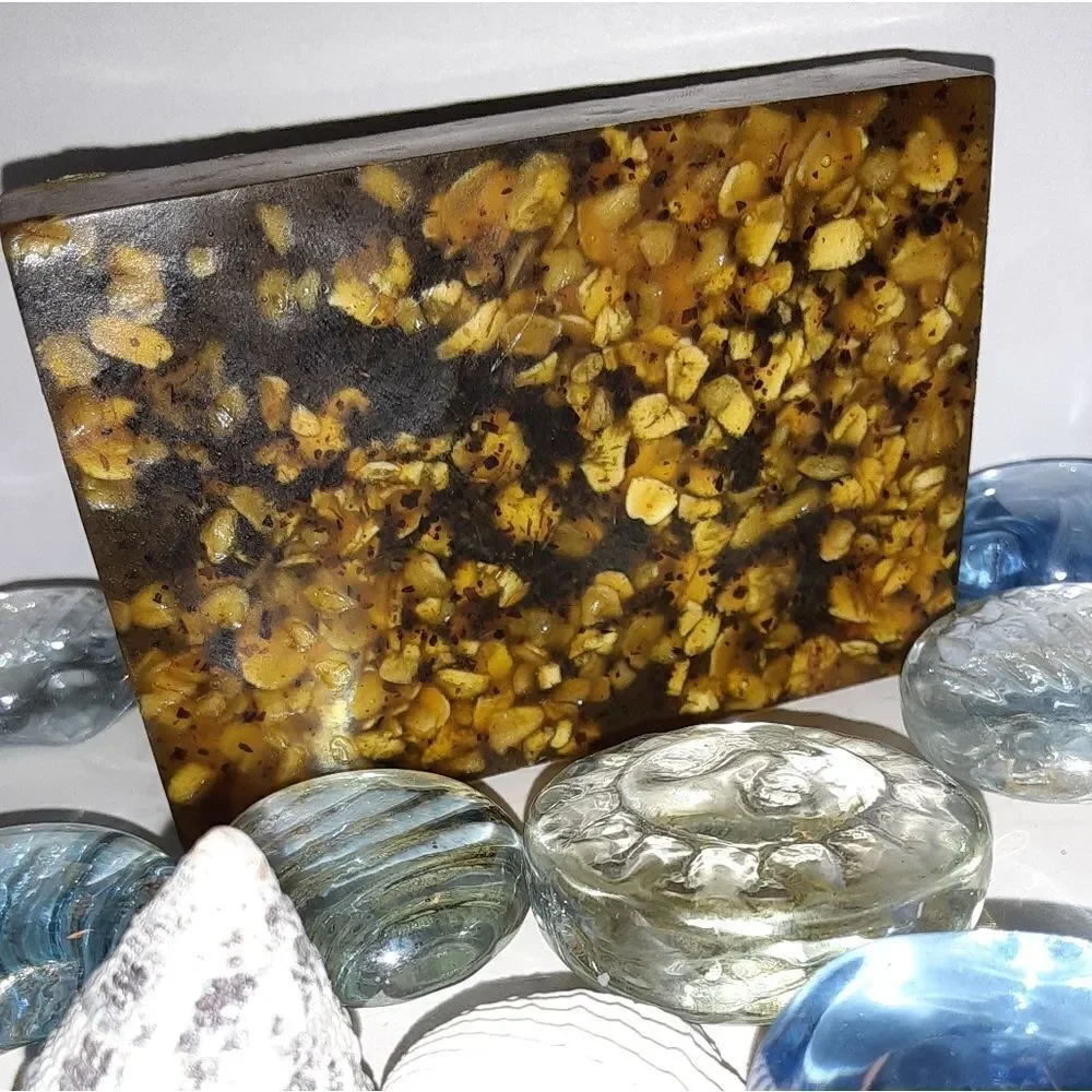 𝅺HAND Craft organic Eucalyptus and Oats soap bar
